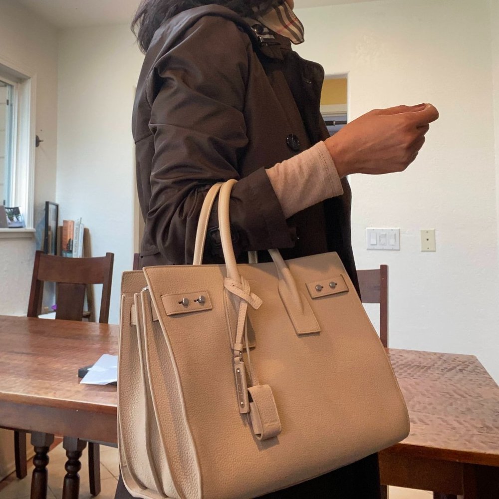 Saint Laurent Sac De Jour Small Leather Tote